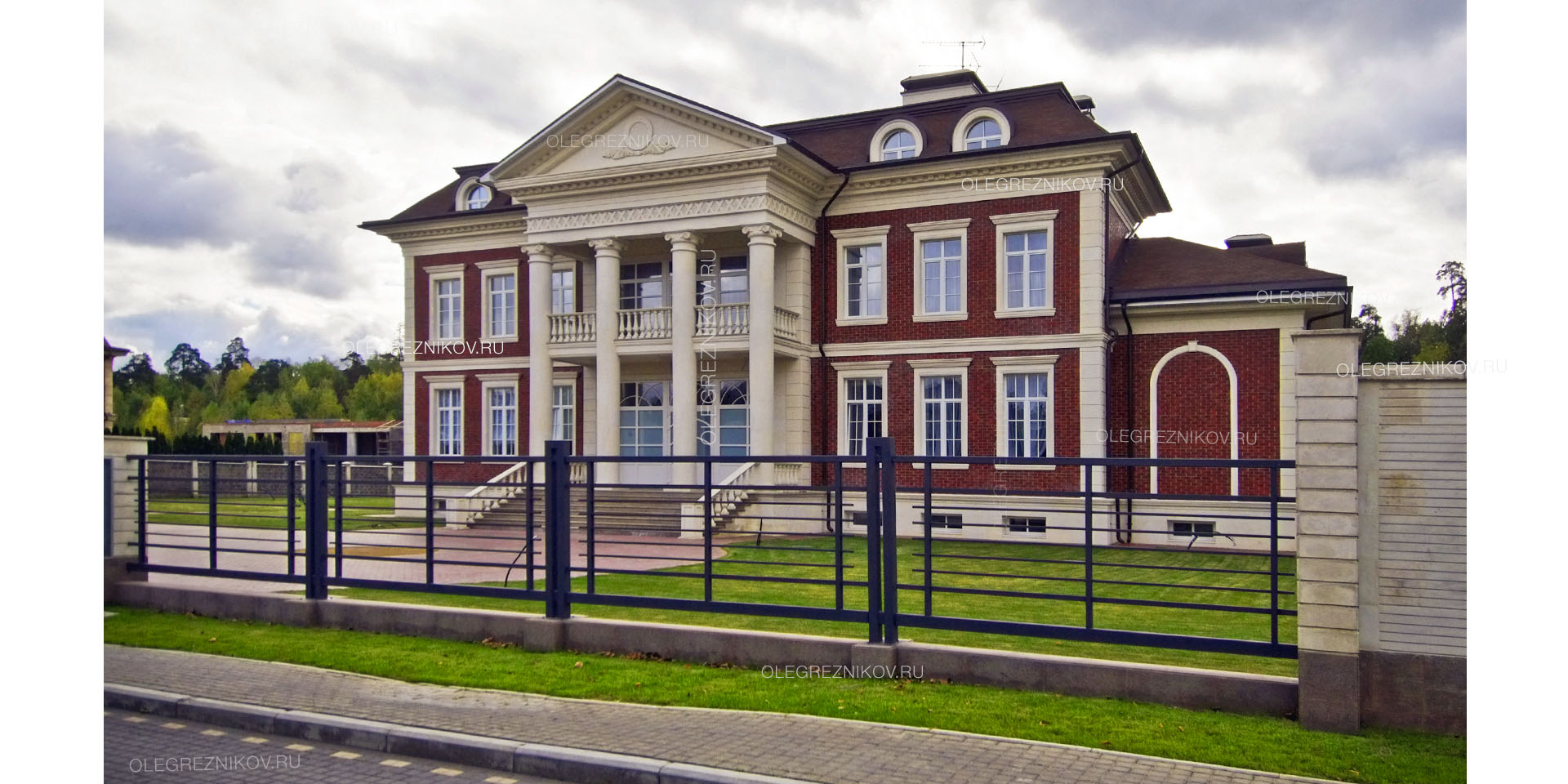 Классический особняк. Архитектурная студия Олега Резникова.